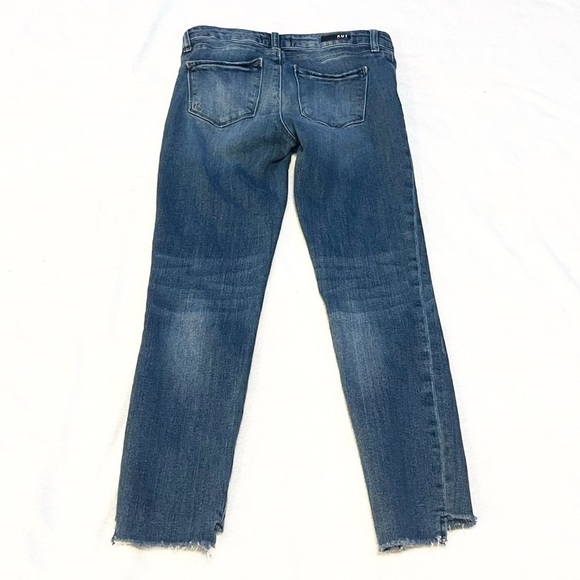 Kut From The Kloth Reese Ankle Straight Leg Skinny Jeans Medium Wash Size 0 Blue - Picture 2 of 7